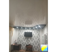 Многоуровневые натяжные потолки 40
